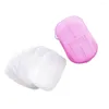 Bath Accessory Set 20Pcs Disposable Hand Washing Tablet Travel Carry Toilet Soap Paper