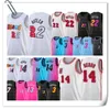 2024 New Miamis Vice City dwayne Heats 3 wade Bam 13 Jimmy Tyler 22 Butler 14 Herro Adebayo stitched basketball jerseys