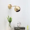 Wall Lamps Bedroom Bedside Lamp Nordic Copper LED Brass Light Living Room Kitchen Bathroom Aisle AC90-260V E27