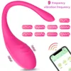 Beauty Items Draadloze Afstandsbediening G-spot Massager App Vibrators Vrouwelijke Clitoris Stimulator Vibrerend Ei sexy Speelgoed voor vrouwen Vaginale Bal 18