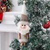 Adornos navideños muñecos de nieve/santa cláusula muñeco de peluche encantador árbol colgante decoración colgante para el hogar ornamento