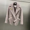 Cappotto di lana da donna versione alta Giacche calde invernali giacca max designer da donna trench di lana Giacca a vento corta alla moda