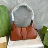 Sac Hobo souple Aphrodite épaule sous les bras croissant sacs à bandoulière sac à main femmes portefeuille en cuir véritable mode lettre sac à main Golde231e