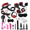 Beauty Items 24Pcs Adult sexyual Bondage Whip Handcuffs Intimate Couple Game Toys Tool Set
