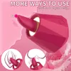 Oggetti di bellezza Lingua Leccata Vibratore per le donne G Spot Nipple Clitoride Stimolazione Vagina Massager Masturbatore Masturbatore Sexy Toys Sexy Adulti 18