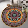 Carpets Bohemian Retro Style For Living Room Round Large Size Lounge Rug Mats Deluxe Coffee Table Floor Hanging Chair Rugs