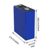 Helt nytt LifePo4 -batteri 3.2V 280AH 3C uppladdningsbart litiumjärnfosfatbatteri för 4S 12V 24V golfvagn Yacht Solar RV