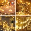 Christmas Decorations Snowflake LED Light For Home Hanging Garland Tree Ornaments Navidad 2022 Year Xmas Gift