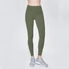 Aktywne spodnie Yoga Slim Leggingi Kobiety Solidny kolor fitness trening nogi Elastyczne Ultra wysokiej talii Ołówki Leggins Sport