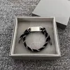 Designer bracelets christening bangle Men's and women's hand-woven leather hands rope couple bracelet gift lambskin transfer Year of your life hand