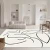 Tapis de luxe moderne pour salon tapis de salon de grande taille chambre d'enfant tapis de jeu Hall étude peinture abstraite