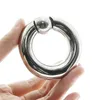 Beauty Items 280g BDSM Stainless Steel Penis Lock Cock Ring Heavy Duty Weight Metal Ball Stretcher Scrotum Delay Ejaculation sexy Toy for Men