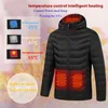 Vestes chauffantes électriques d'extérieur pour hommes et femmes, manteau thermique chaud Sprots, 4 zones chauffées par USB, vêtements chauffants, hiver