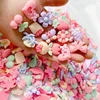 Ozdoby do paznokci 50 sztuk/partia mieszane cukierki Kawaii kaboszony z żywicy 3D dekoracje na wisiorki DIY etui na telefon akcesoria urok B4578