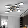 Deckenleuchten Nordic Moderne Wohnzimmer LED-Lampe für Schlafzimmer Restaurant Kronleuchter EL Innenbeleuchtungskörper