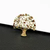 Brosches Cindy Xiang Rhinestone Tree Brosch Fashion Vintage Vacker vinter Pin 2 färger tillgängliga kvinnor och män tillbehör