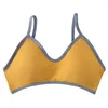 Tenue de yoga soutiens-gorge sans fil pour femmes Lingerie Sexy Push Up soutien-gorge de sport brassière confort haut rembourré femme Bralette sous-vêtements sans couture