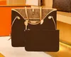 Bolsas de ombro de grife bolsas de compras 2pcs Conjunto feminino Brand Handbag Handbag Lady Lady Clutch Feminino Carteiras de bolsa feminina