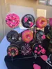 Party Decoration 1Pcs Acrylic Donut Display Stand Wedding Birthday Cake Transparent Rack Storage Semi-circular Dessert