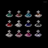 Nail Art Decorations 1Wheel 18PCS Stone Decoration Glass Crystal Planet Charm Bling Rhinestone Alloy Kit DIY Supplies B042HJ