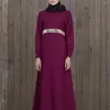 Etniska kläder 2022 Muslim Hui Nationalitet Lång kjol Fashion Single Layer är inte transparent solsken Robe Abaya Turkiet