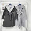Heißer Verkauf 2023 neue Mode Damen Wollmischungen Damen Oberbekleidung Parkas Modejacke psychische Elemente Mantel weibliche lässige Damenbekleidung