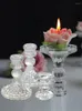 Mum Tutucular Sopa Tutucu Tablolar için Düğün Centerpieces Klasik Post-Modern Candelabra Ev Dekorasyon Cam