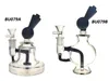 Glass bong Hookah Rig/Bubbler for smoking bong 6 OR 8inch Height with 14mm female and bowl 500g weight BU079A/B