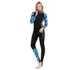 Kvinnors badkläder Full Body Dive Wetsuit Sports Skins Lycra Rash Guard For Men Women UV Protection Long Sleeve One Piece Front Zip Hood