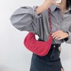 Borse da sera Borsa da donna alla moda Ricci peluche Colore puro Hobo Spalla Ascellare Casual Lady Autunno Inverno Capacità catena acrilica