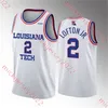 Louisiana Tech Bulldogs Basketball Jersey 20 jordon Crawford Pierre Geneste Jr. 13 David Green 2 Dravon Mangum 10 Ben Ponder Custom Stitched Louisiana Tech Jerseys