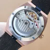 Męskie Watch Ice Blue Tourbillon Puste wybieranie Lumowinous Automatyczny ruch skórzany pasek dżentelmen zegarek 42mm216c