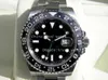 Часы Фабричные продажи Автоматический механизм 40MM MENS SS BLACK CERAMIC Bezel Наручные часы с оригинальной коробкой Суперсветящиеся часы для дайвинга Наручные часы