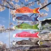 Cartoon Fish Wind Sock Flagg F￤rgglad japansk stil Windsock Carp Mini Koinobori Gifts Fishs Wind Streamer Home Party Decorations Inventory Wholesale SN579