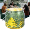 Decorações de Natal 1Pc Decorativo Xmas Color Design Desktop Glass Candle Holder Adorno