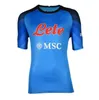 22 23 Napoli maglie da calcio uomo e kit da calcio per bambini Maglia Napoli 2022 2023 KVARATSKHELIA ZIELINSKI MARADONA MIN JAE Natale LOZANO SSC Uniforme di Halloween