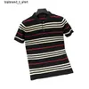 البروفيريون لون أزياء رجال Tshirts قميص Strip Stripe الخريف صفن الولا