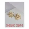 Studörhängen Oneiric Diary Rom Apollo Sun Shape Creative Vintage Trendy Grace Personlig för kvinnors smycken