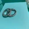 Designers ringar lyxiga kvinnor små stora ringar diamant design kvinna juvelry jul valentin dag temperament mångsidig mode6495818