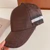 Luxurys Mens Designers For Women Ball Caps Brand Lettersグリッド刺繍野球キャップカジュアルボンネット