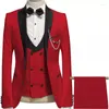 Costumes pour hommes hommes 2023 hommes ensembles pour mariage robe de marié Slim Fit Ternos 3 pièces costume de mode haute qualité smoking mâle Blazer fête