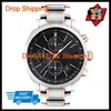 100% ORIGINAL JAPAN MOVEMENT DROP NEW Model Chronograph Stainless Steel Mens Watch HB1513473 HB1513477 HB1513478 HB151357219S