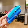 Rainbow Gradient Phone Case iPhone 14 13 Pro Max 11 12 12Pro 14Plus 7 8 Plus X Xs XR Dazzling Fine Aperture All-Inclusive Transparent Airbag Anti-Fall