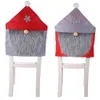 Noël vieil homme rouge gris chaise ensemble nordique intérieur décoratif fournitures festif décoration outils RRD20