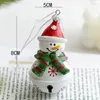 Christmas Decorations Ly Jingle Bell Pendant Hand-Painted Resin Crafts Lovely Xmas Tree Hanging Ornament For Home El Bar Decor