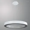 Lampy wiszące 40 60 80 cm proste nowoczesne światła LED Okrągłe koło zawiesin