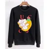 luxury Designer men and women hoodies creative banana cat print long-sleeved top casual fashion spring and autumn couple wear pullover 3 Colors