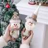 Adornos navideños muñecos de nieve/santa cláusula muñeco de peluche encantador árbol colgante decoración colgante para el hogar ornamento