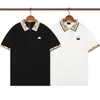 Mens Designer Polos Marque petit cheval Crocodile Broderie vêtements hommes tissu lettre polo t-shirt col tee-shirt décontracté tops Huit options Asiatique Taille M-2XL POND