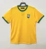 1957 1970 l PELE fotbollströjor retro tröjor Carlos camisa de futebol Brasilien